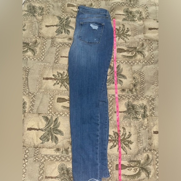 Maurice’s high rise ripped skinny jeans cropped jeans - Picture 5 of 8